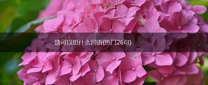 饶可以组什么词语(热门26句),第1张