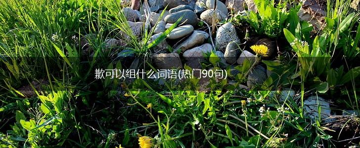 歉可以组什么词语(热门90句),第1张
