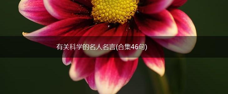 有关科学的名人名言(合集46句),第1张 有关科学的名人名言(合集46句),第1张