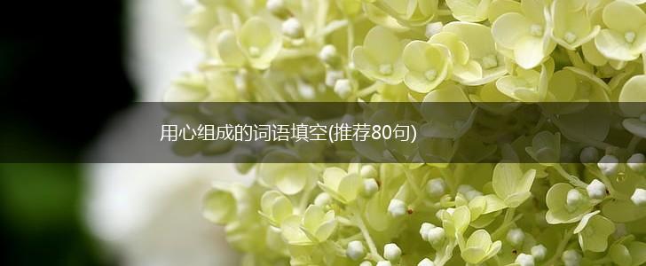 用心组成的词语填空(推荐80句),第1张