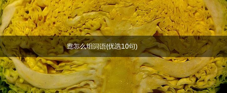 鸯怎么组词语(优选10句),第1张