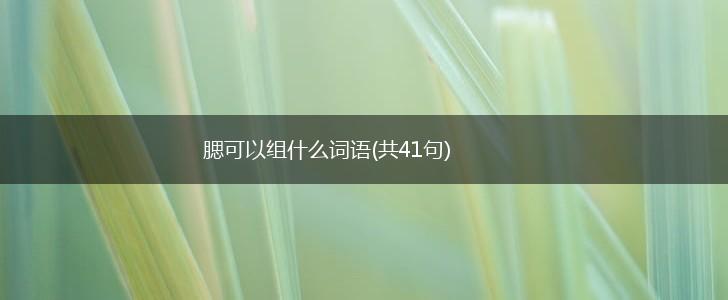 腮可以组什么词语(共41句),第1张 腮可以组什么词语(共41句),第1张