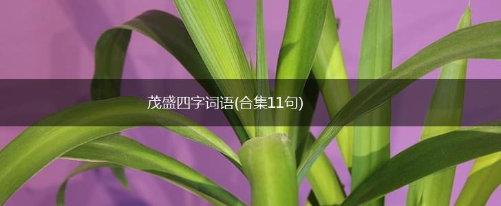 茂盛四字词语(合集11句),第1张 茂盛四字词语(合集11句),第1张