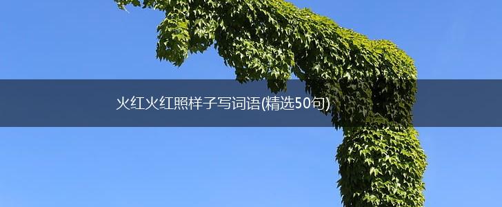 火红火红照样子写词语(精选50句),第1张