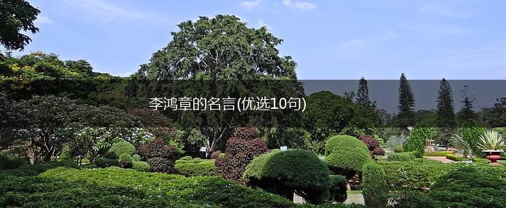 李鸿章的名言(优选10句),第1张