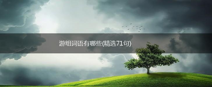 游组词语有哪些(精选71句),第1张
