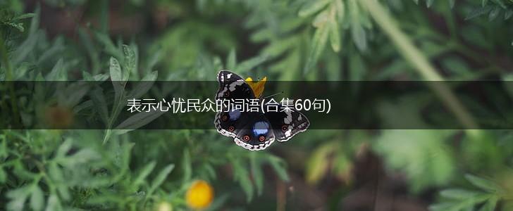 表示心忧民众的词语(合集60句),第1张 表示心忧民众的词语(合集60句),第1张