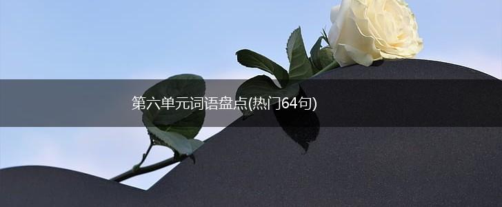 第六单元词语盘点(热门64句),第1张