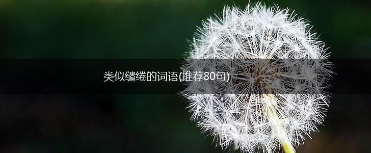 类似缱绻的词语(推荐80句),第1张