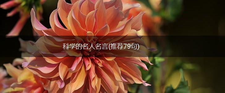 科学的名人名言(推荐79句),第1张