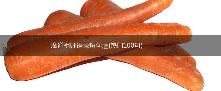 魔道祖师语录短句虐(热门100句),第1张