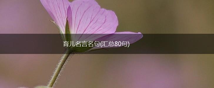育儿名言名句(汇总80句),第1张 育儿名言名句(汇总80句),第1张