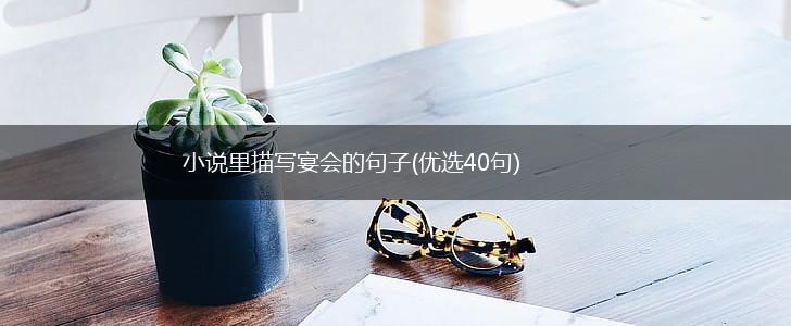 小说里描写宴会的句子(优选40句),第1张