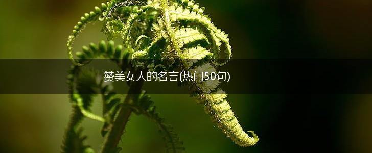 赞美女人的名言(热门50句),第1张 赞美女人的名言(热门50句),第1张
