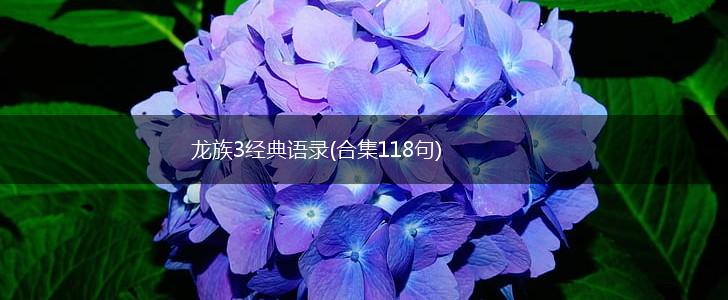 龙族3经典语录(合集118句),第1张