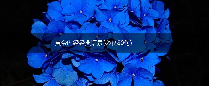 黄帝内经经典语录(必备80句),第1张