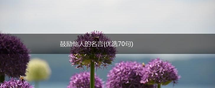 鼓励他人的名言(优选70句),第1张