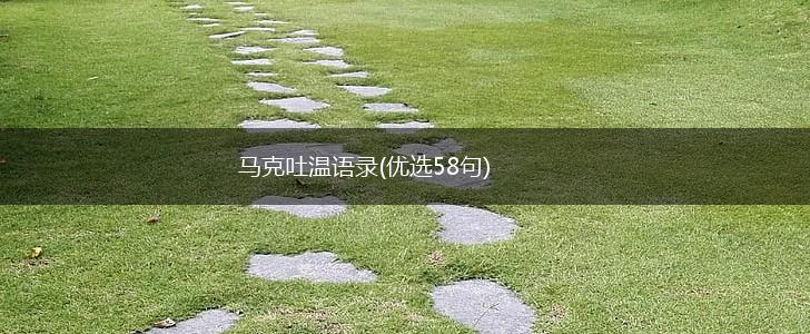 马克吐温语录(优选58句),第1张