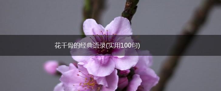 花千骨的经典语录(实用100句),第1张