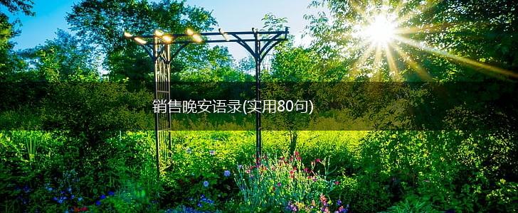 销售晚安语录(实用80句),第1张