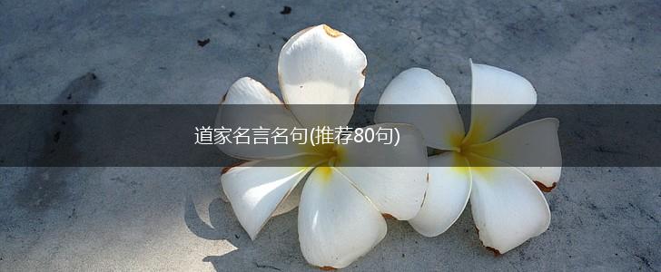 道家名言名句(推荐80句),第1张