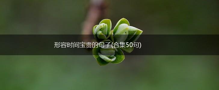 形容时间宝贵的句子(合集50句),第1张