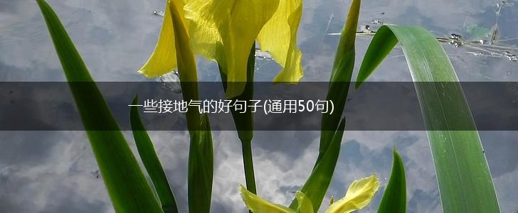 一些接地气的好句子(通用50句),第1张