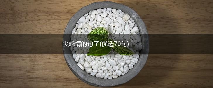 丧感情的句子(优选70句),第1张