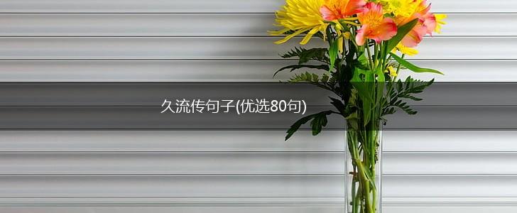 久流传句子(优选80句),第1张