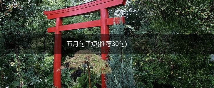 五月句子短(推荐30句),第1张