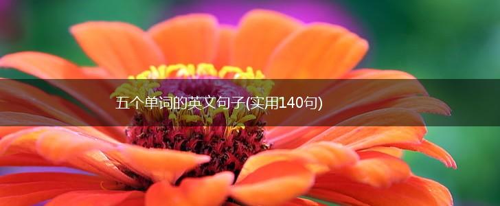 五个单词的英文句子(实用140句),第1张
