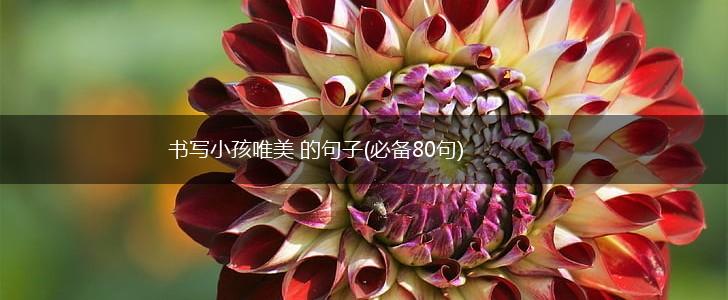 书写小孩唯美 的句子(必备80句),第1张