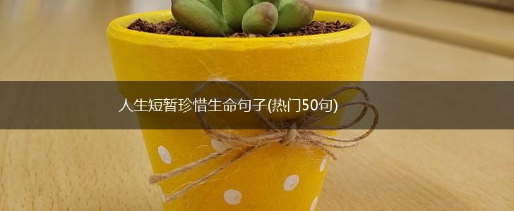 人生短暂珍惜生命句子(热门50句),第1张