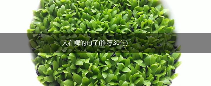 人在哪的句子(推荐30句),第1张