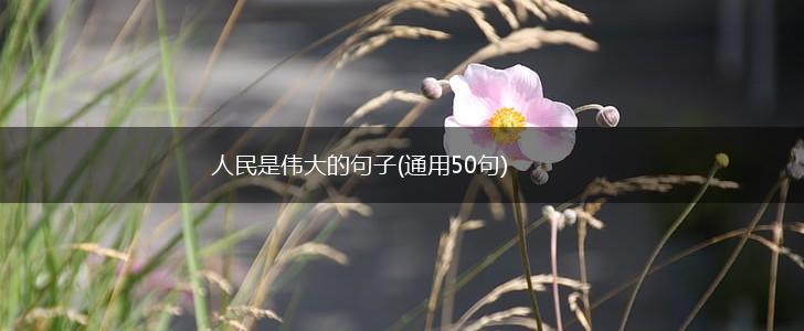 人民是伟大的句子(通用50句),第1张