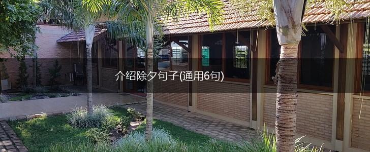 介绍除夕句子(通用6句),第1张