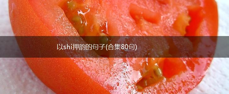 以shi押韵的句子(合集80句),第1张
