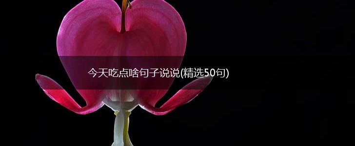 今天吃点啥句子说说(精选50句),第1张